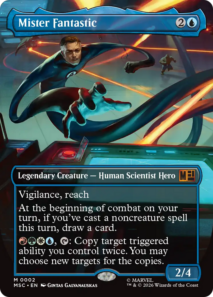 Mister Fantastic (Borderless) [Marvel Super Heroes Commander] | Gear Gaming Fayetteville