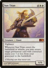 Sun Titan (M11) [Oversize Cards] | Gear Gaming Fayetteville