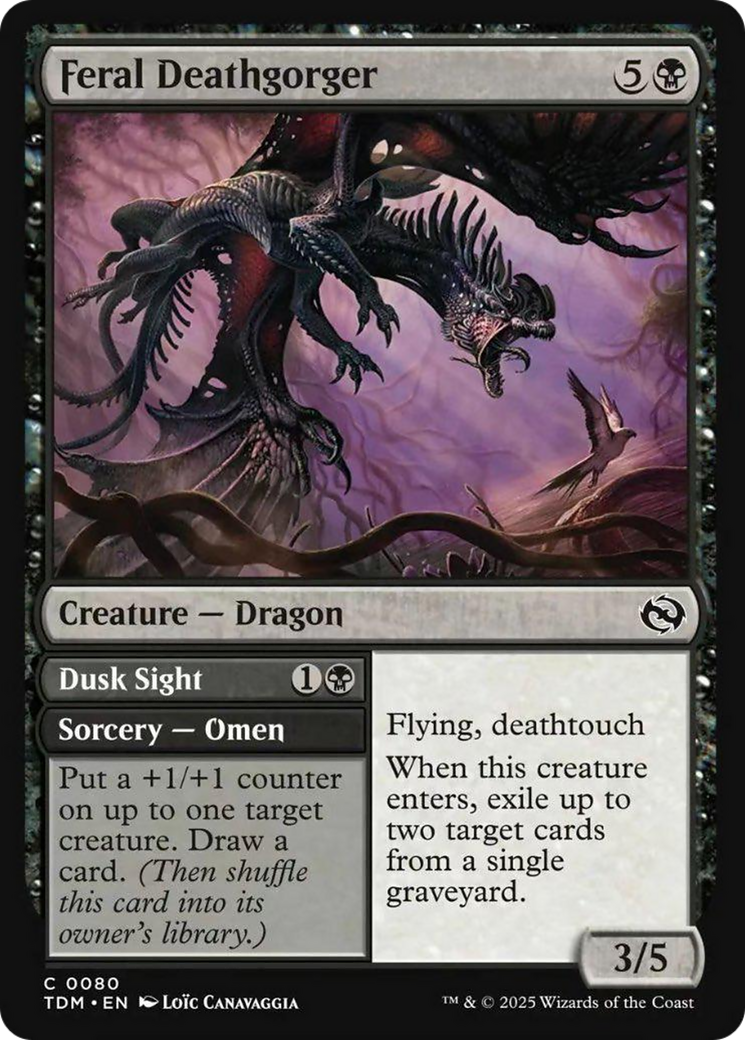 Feral Deathgorger [Tarkir: Dragonstorm] | Gear Gaming Fayetteville
