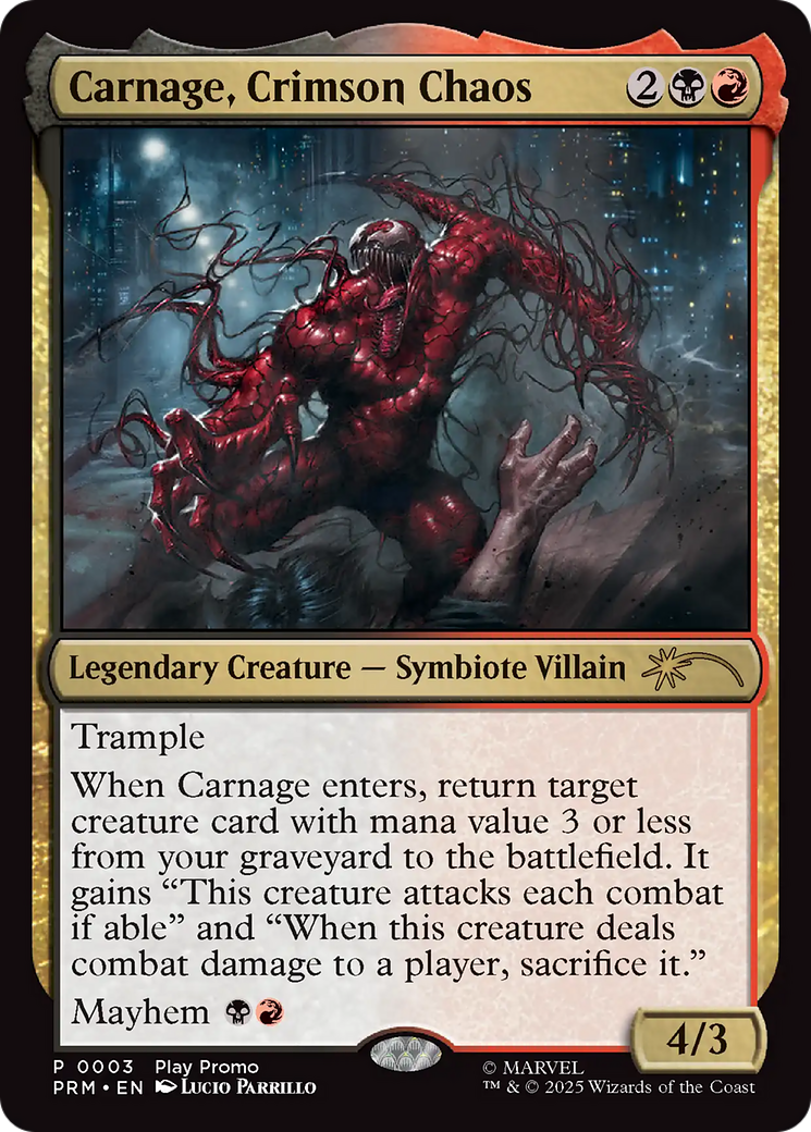 Carnage, Crimson Chaos [Wizards Play Network 2025] | Gear Gaming Fayetteville