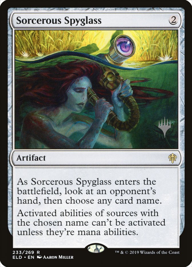 Sorcerous Spyglass (Promo Pack) [Throne of Eldraine Promos] | Gear Gaming Fayetteville