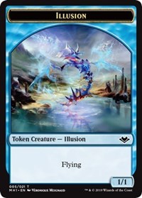 Illusion (005) // Rhino (013) Double-Sided Token [Modern Horizons Tokens] | Gear Gaming Fayetteville