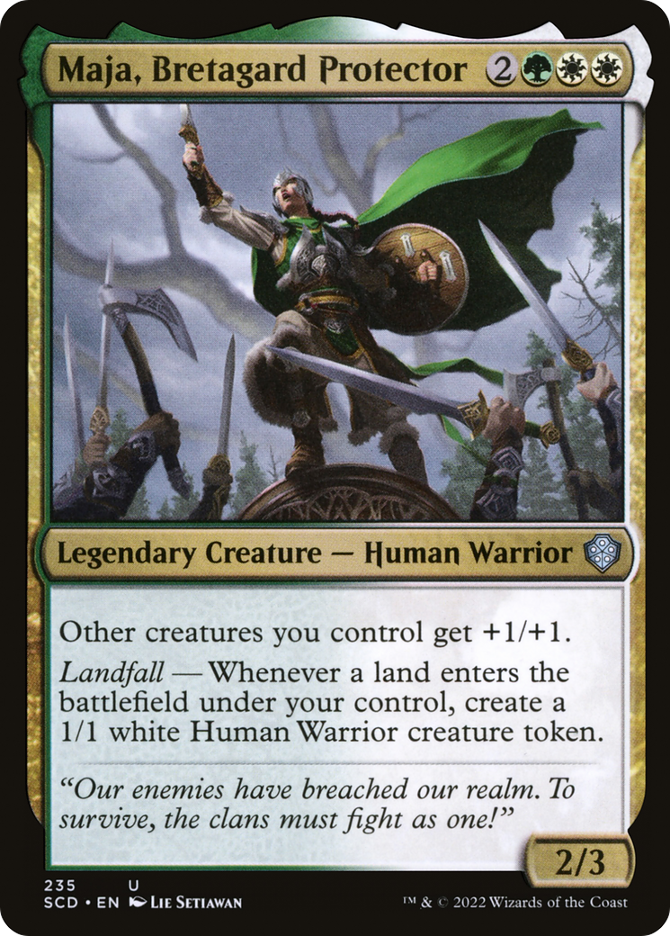 Maja, Bretagard Protector [Starter Commander Decks] | Gear Gaming Fayetteville