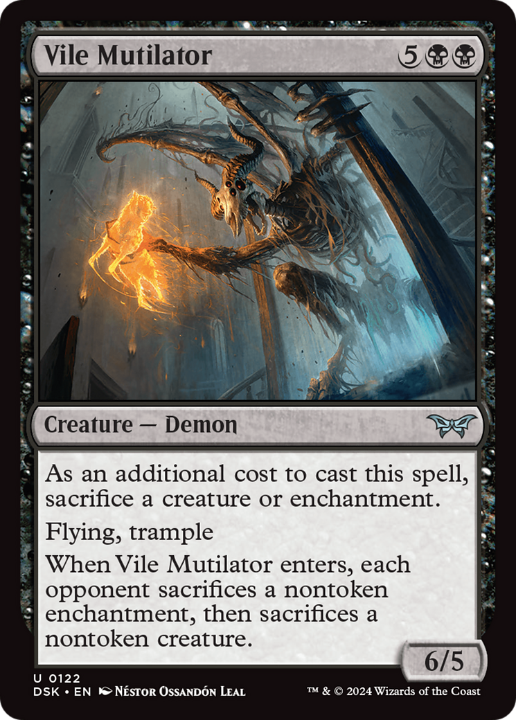 Vile Mutilator [Duskmourn: House of Horror] | Gear Gaming Fayetteville