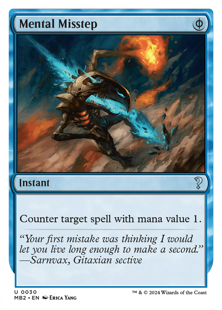 Mental Misstep (White Border) [Mystery Booster 2] | Gear Gaming Fayetteville