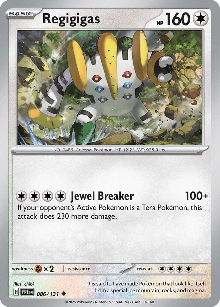 Regigigas (086/131) [Scarlet & Violet: Prismatic Evolutions] | Gear Gaming Fayetteville