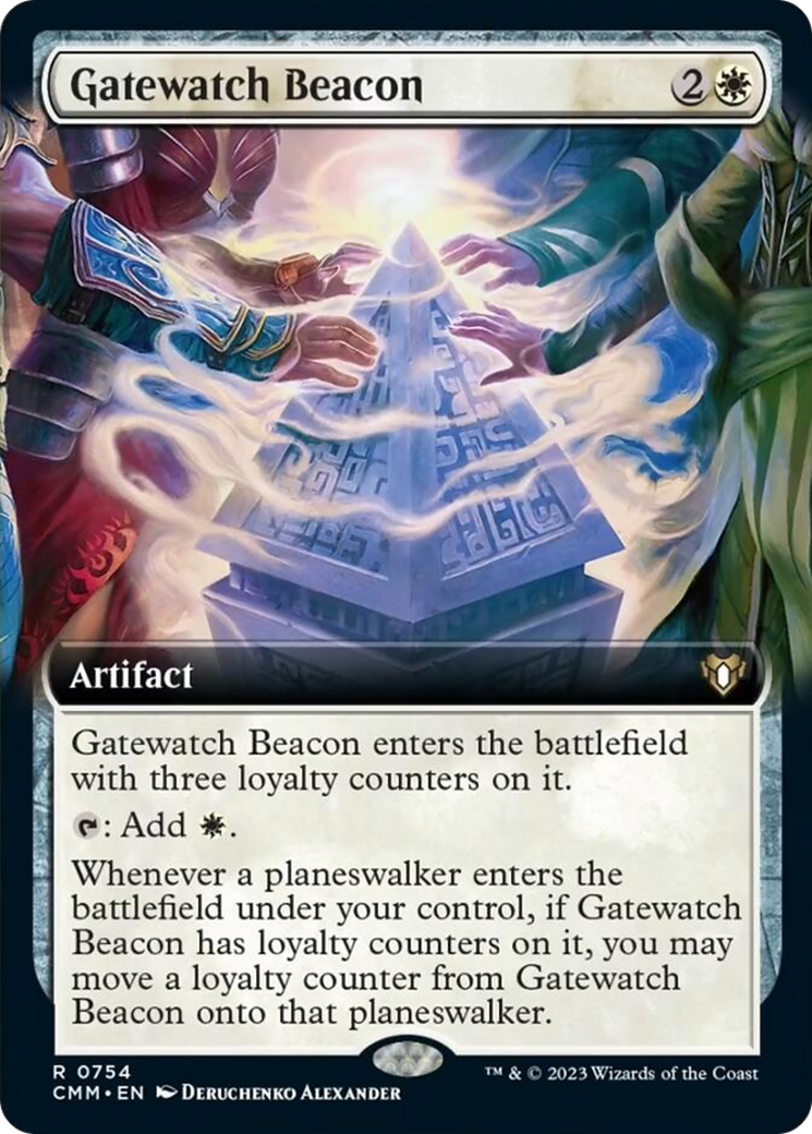 Gatewatch Beacon (Extended Art) [Commander Masters] | Gear Gaming Fayetteville