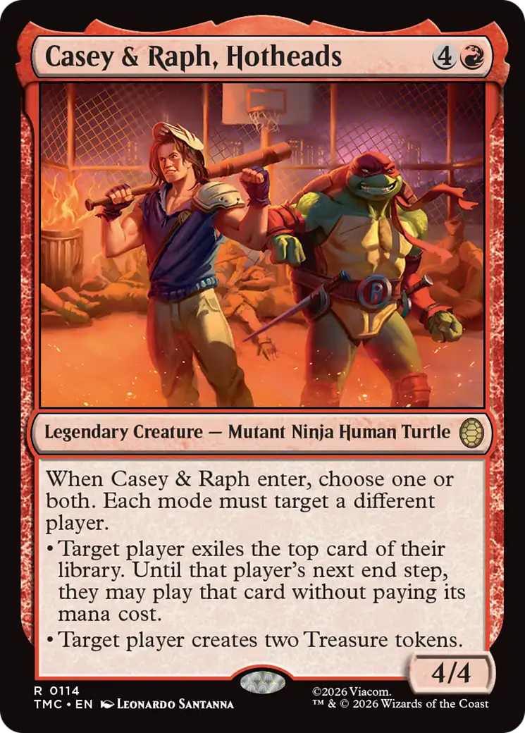 Casey & Raph, Hotheads [Teenage Mutant Ninja Turtles Commander] | Gear Gaming Fayetteville