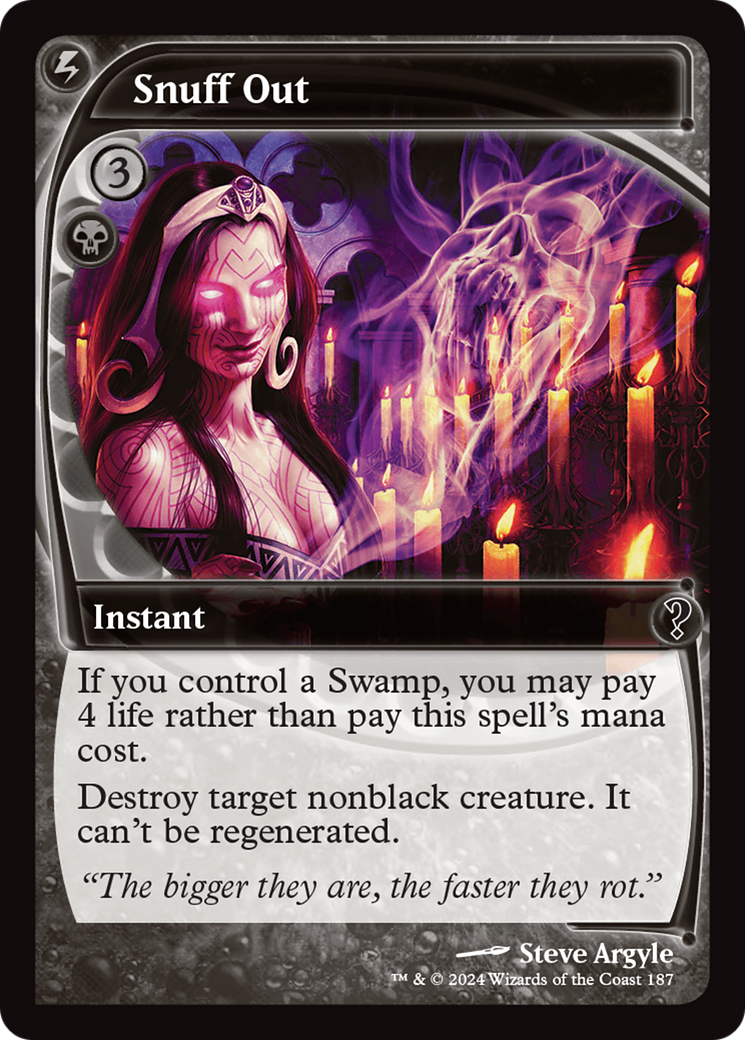 Snuff Out (Future Sight) [Mystery Booster 2] | Gear Gaming Fayetteville