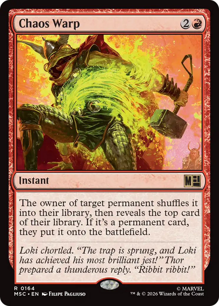Chaos Warp (Surge Foil) [Marvel Super Heroes Commander] | Gear Gaming Fayetteville