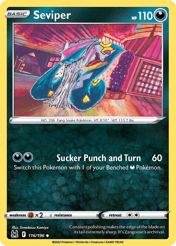 Seviper (116/196) [Sword & Shield: Lost Origin] | Gear Gaming Fayetteville