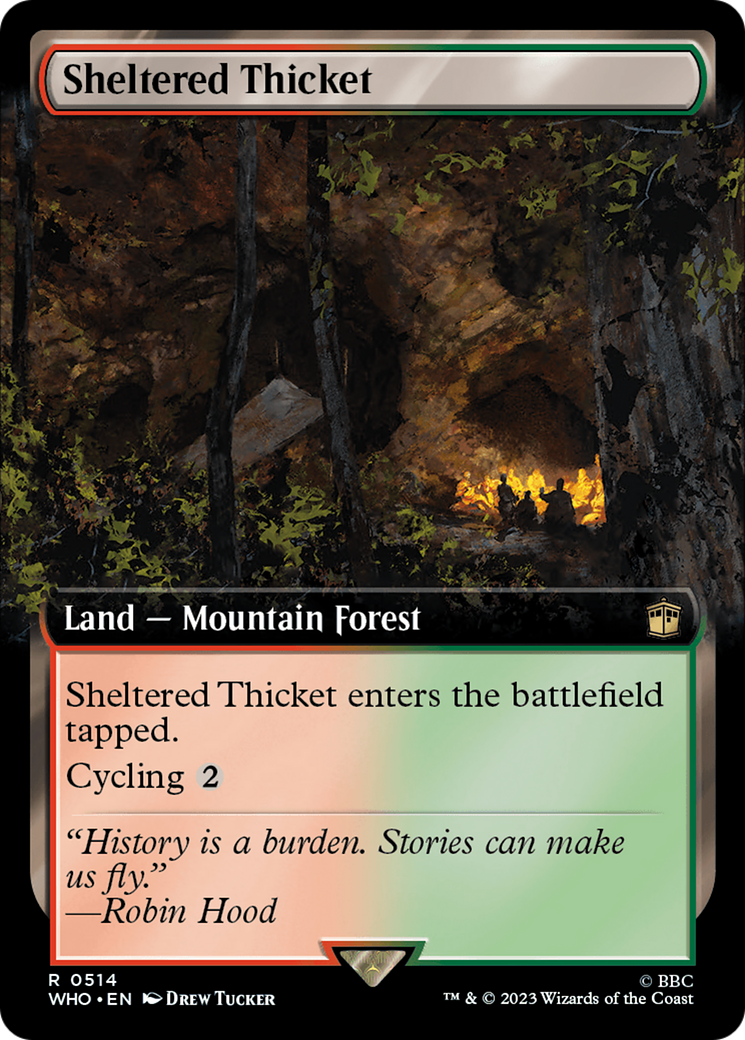 Sheltered Thicket (Extended Art) [Doctor Who] | Gear Gaming Fayetteville