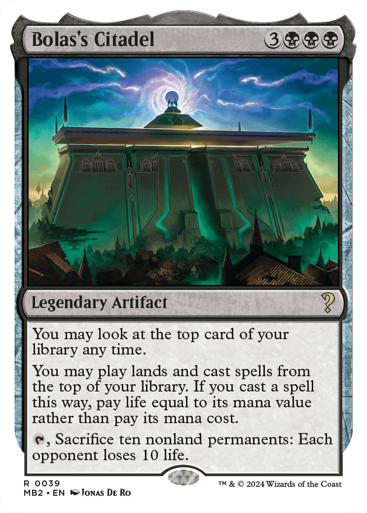 Bolas's Citadel (White Border) [Mystery Booster 2] | Gear Gaming Fayetteville