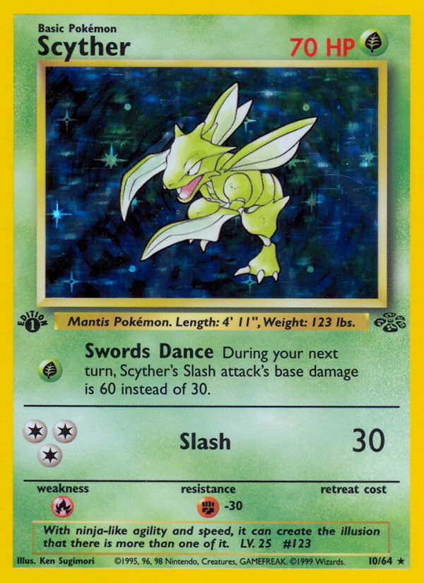 Scyther (10/64) [Jungle 1st Edition] | Gear Gaming Fayetteville