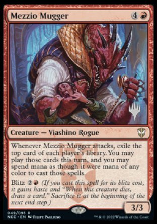 Mezzio Mugger (Promo Pack) [Streets of New Capenna Commander Promos] | Gear Gaming Fayetteville