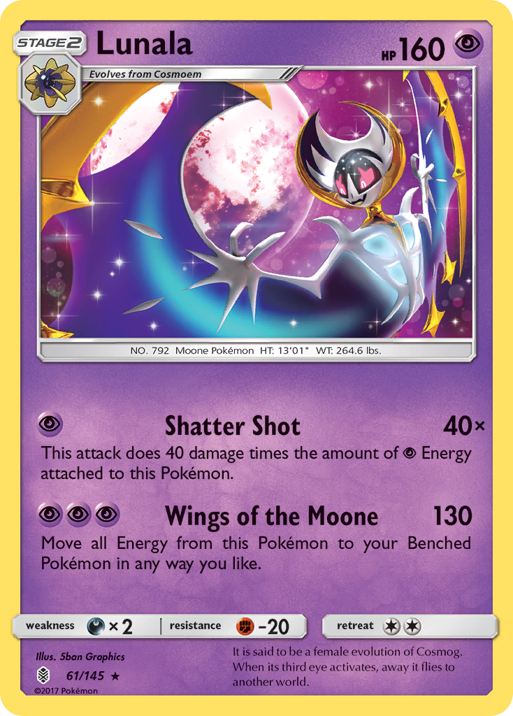 Lunala (61/145) [Sun & Moon: Guardians Rising] | Gear Gaming Fayetteville