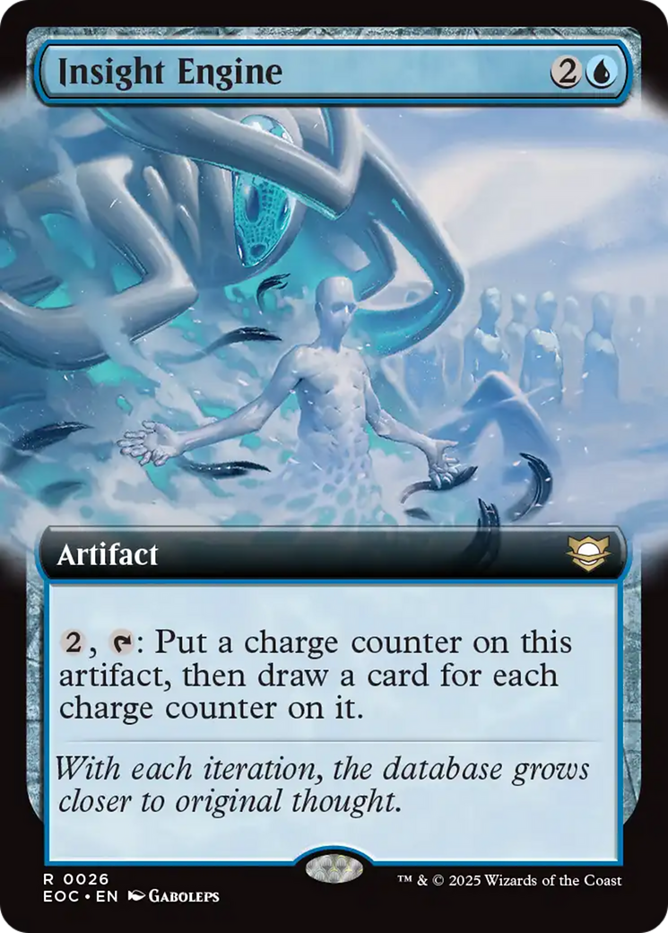 Insight Engine (Extended Art) [Edge of Eternities Commander] | Gear Gaming Fayetteville