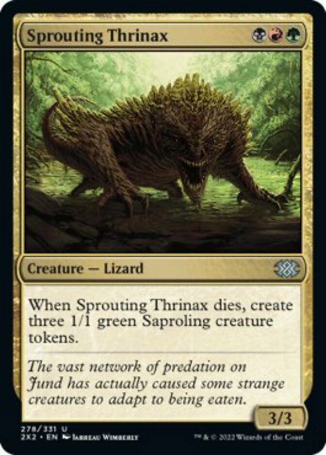 Sprouting Thrinax [Double Masters 2022] | Gear Gaming Fayetteville