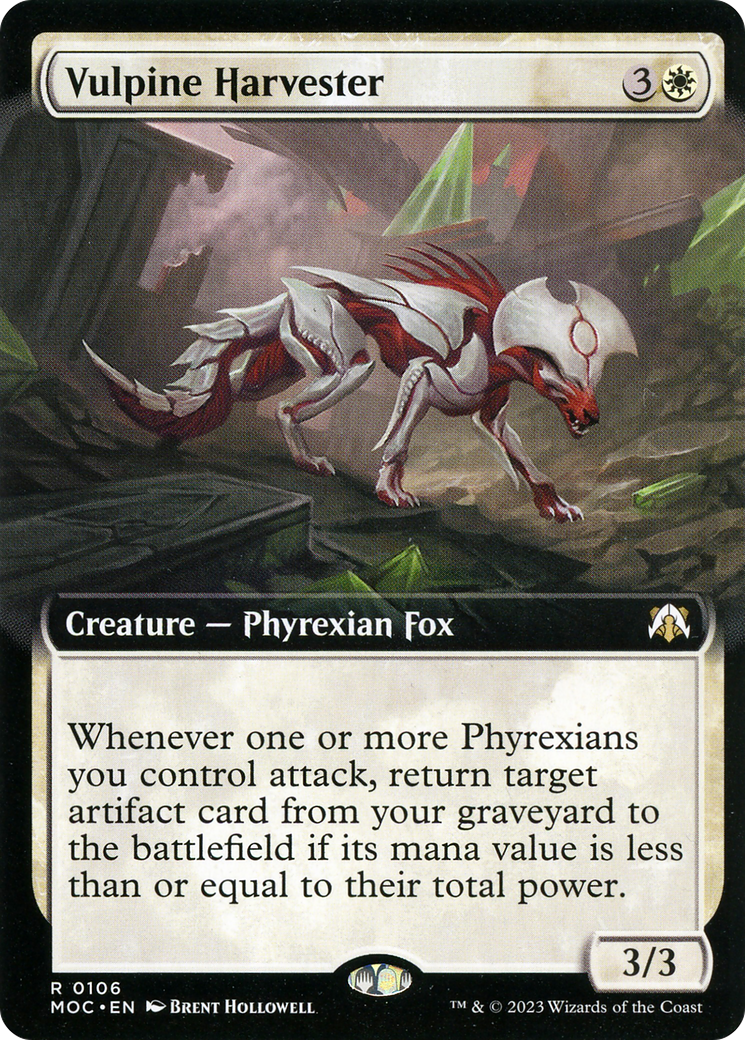 Vulpine Harvester (Extended Art) [March of the Machine Commander] | Gear Gaming Fayetteville