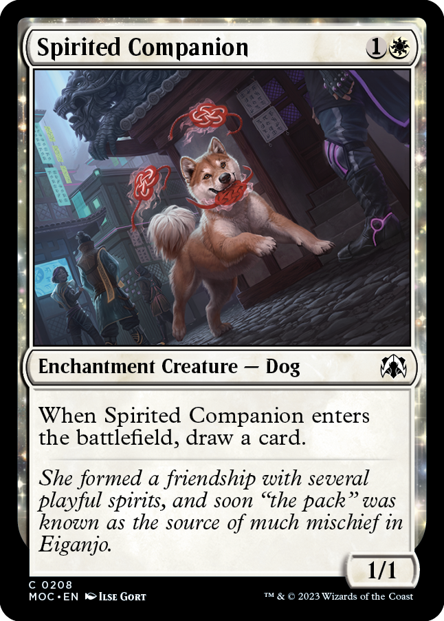 Spirited Companion [March of the Machine Commander] | Gear Gaming Fayetteville