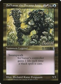 Sol'kanar the Swamp King (Oversized) [Oversize Cards] | Gear Gaming Fayetteville