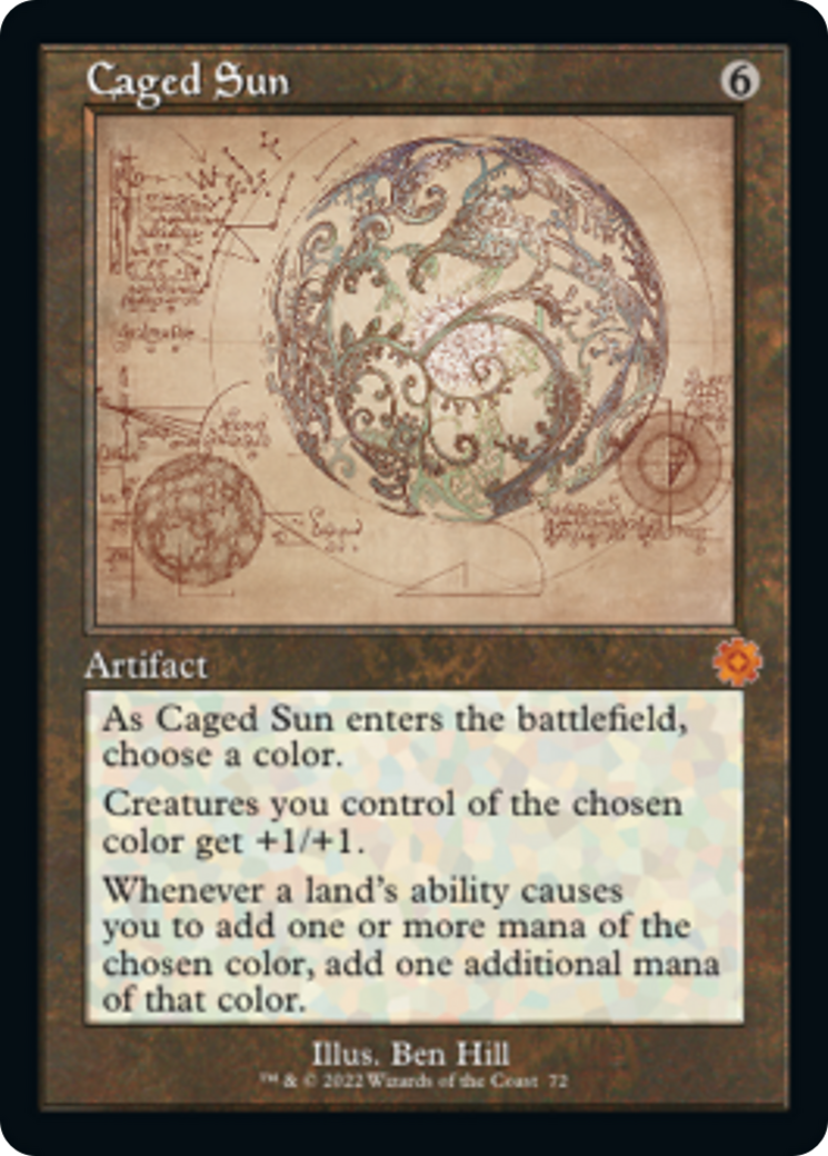 Caged Sun (Retro Schematic) [The Brothers' War Retro Artifacts] | Gear Gaming Fayetteville