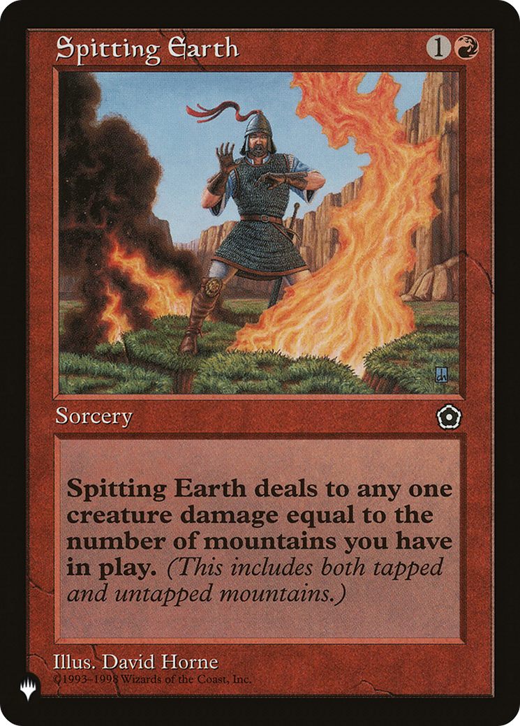 Spitting Earth [The List Reprints] | Gear Gaming Fayetteville