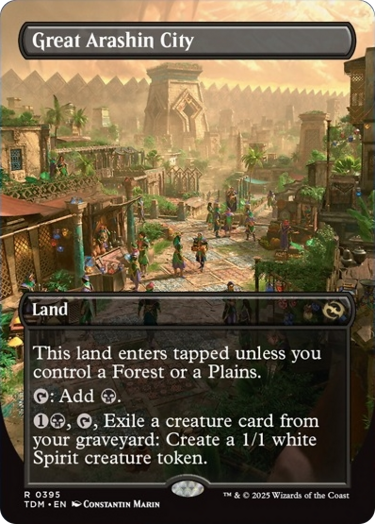 Great Arashin City (Borderless) [Tarkir: Dragonstorm] | Gear Gaming Fayetteville