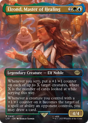 Elrond, Master of Healing (Borderless Alternate Art) [The Lord of the Rings: Tales of Middle-Earth] | Gear Gaming Fayetteville