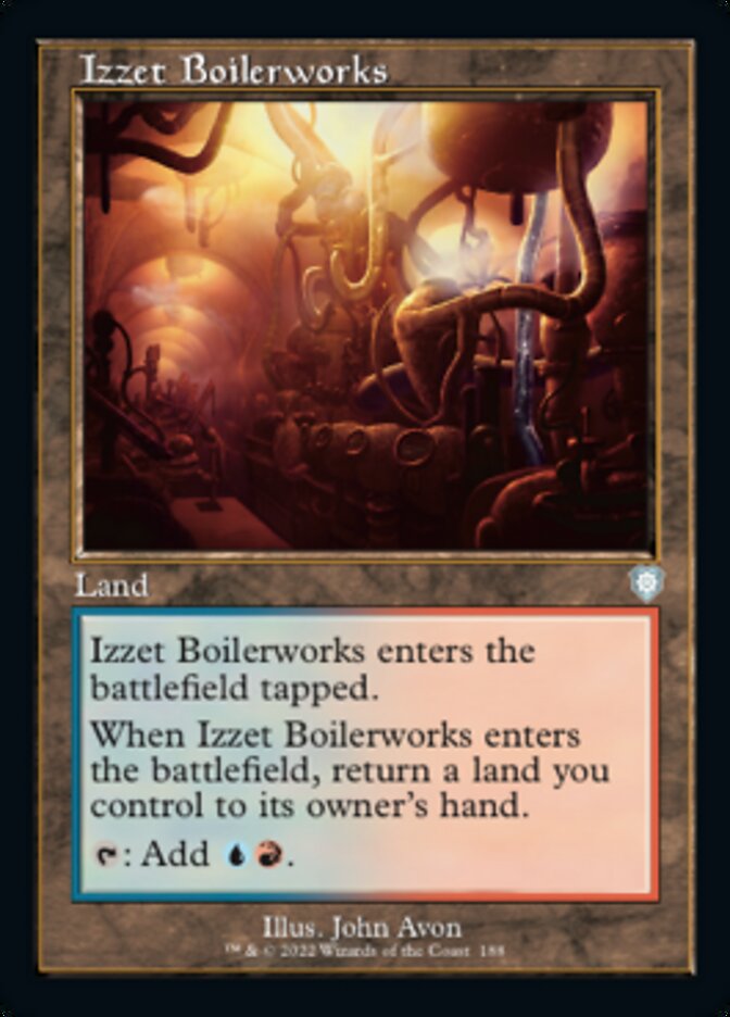 Izzet Boilerworks (Retro) [The Brothers' War Commander] | Gear Gaming Fayetteville