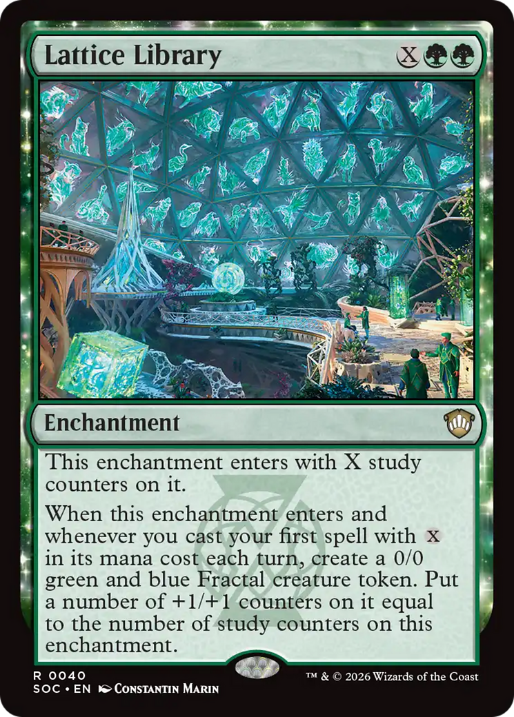 Lattice Library [Secrets of Strixhaven Commander] | Gear Gaming Fayetteville