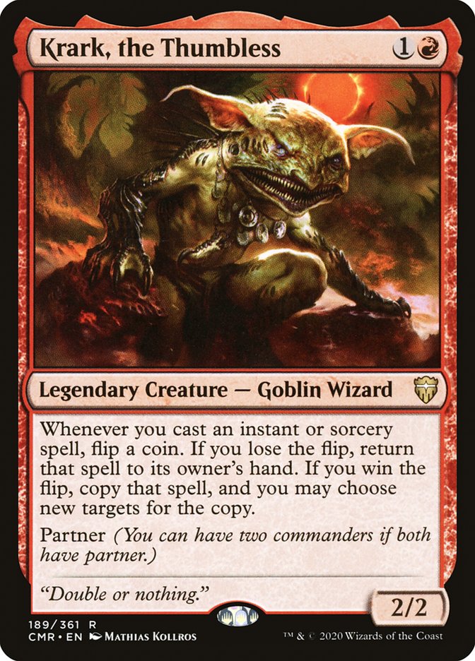 Krark, the Thumbless [Commander Legends] | Gear Gaming Fayetteville
