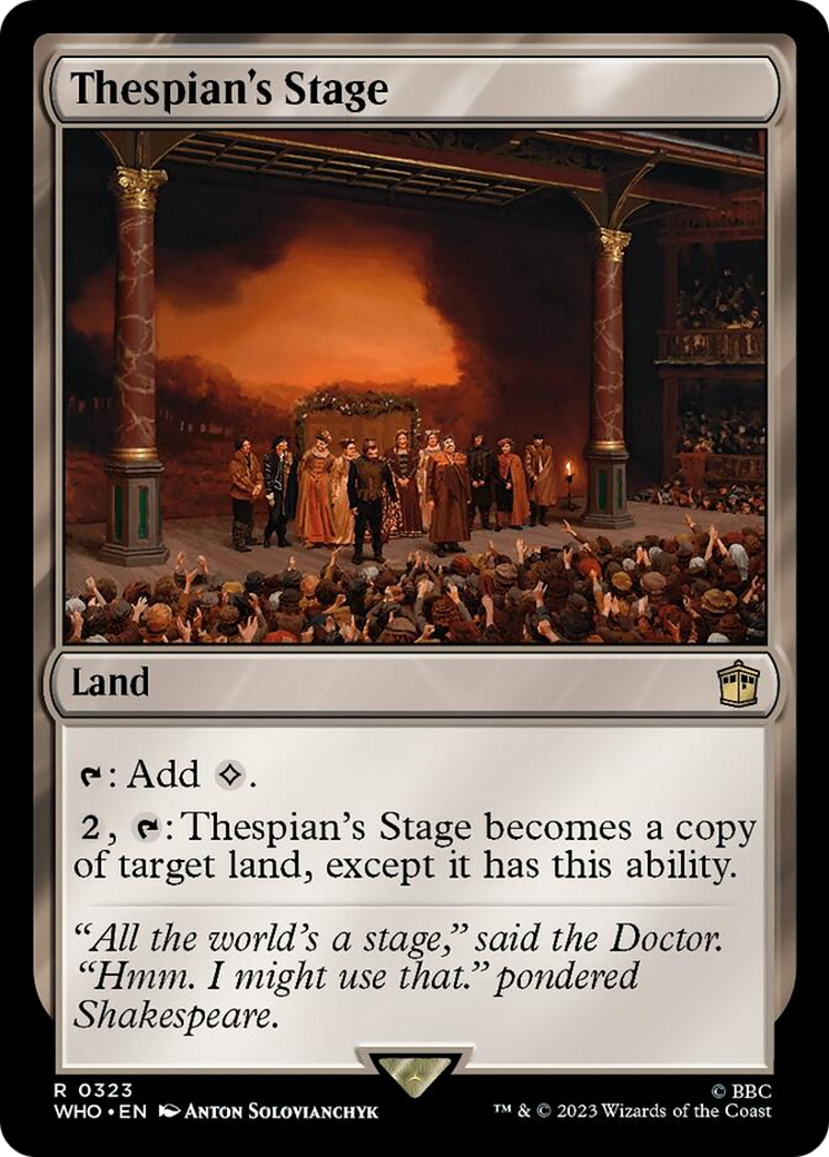 Thespian's Stage [Doctor Who] | Gear Gaming Fayetteville