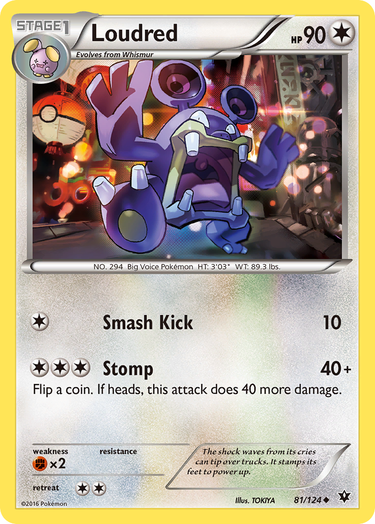 Loudred (81/124) [XY: Fates Collide] | Gear Gaming Fayetteville