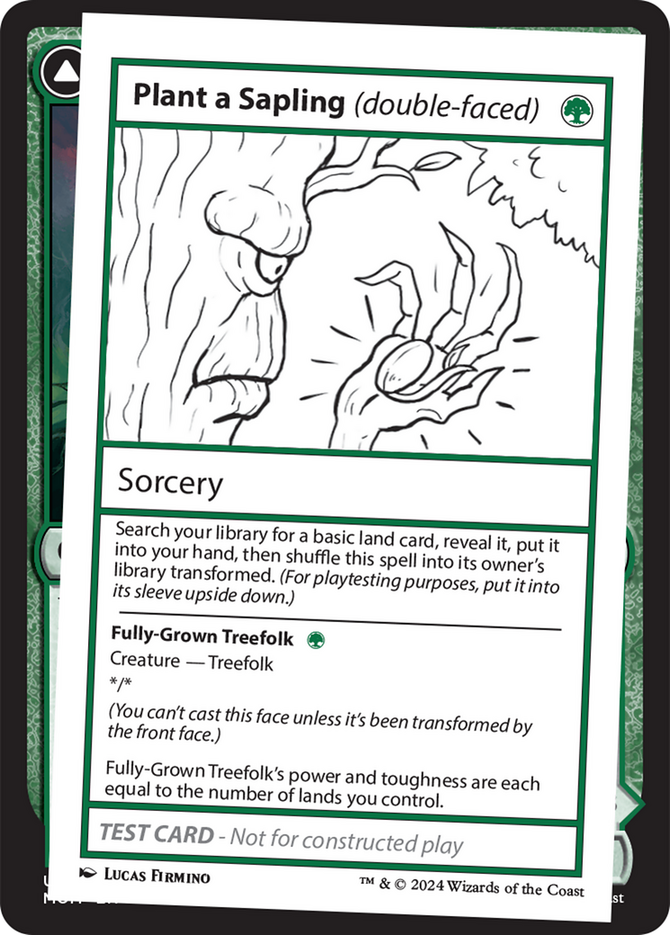 Plant a Sapling (double-faced) [Mystery Booster 2 Playtest Cards] | Gear Gaming Fayetteville