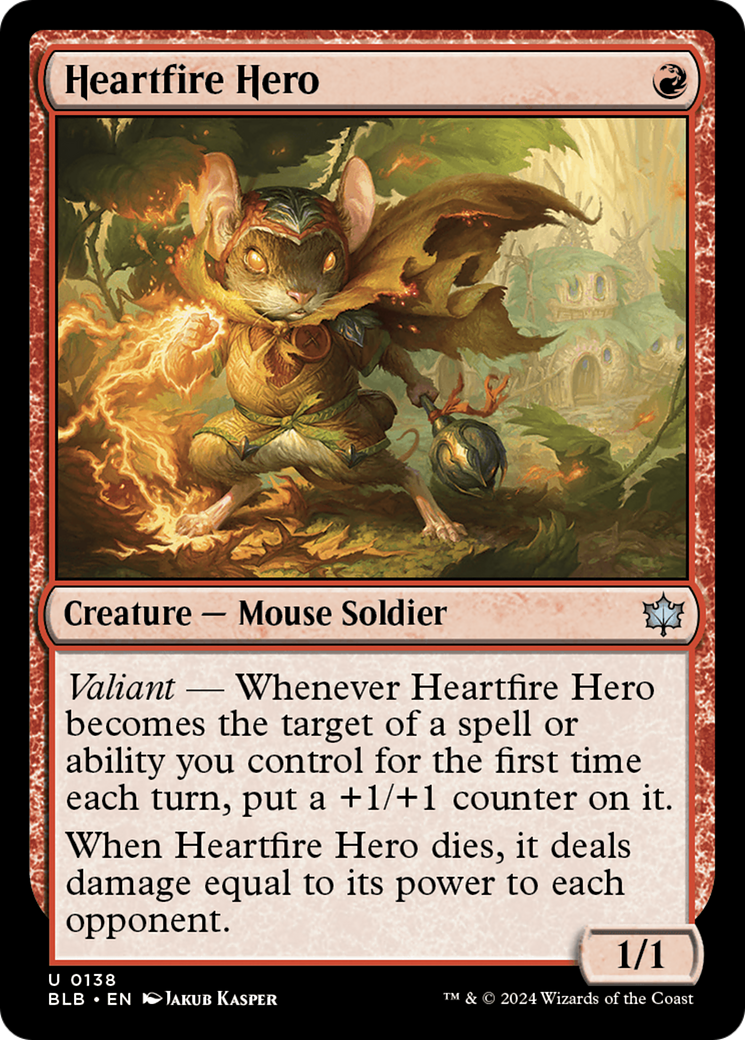 Heartfire Hero [Bloomburrow] | Gear Gaming Fayetteville