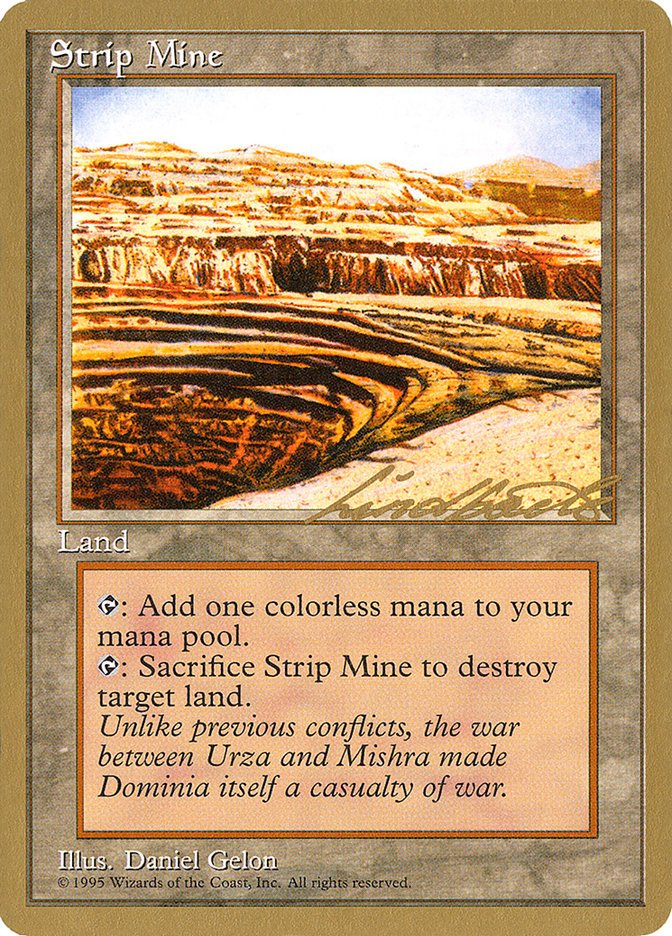 Strip Mine (Leon Lindback) [Pro Tour Collector Set] | Gear Gaming Fayetteville