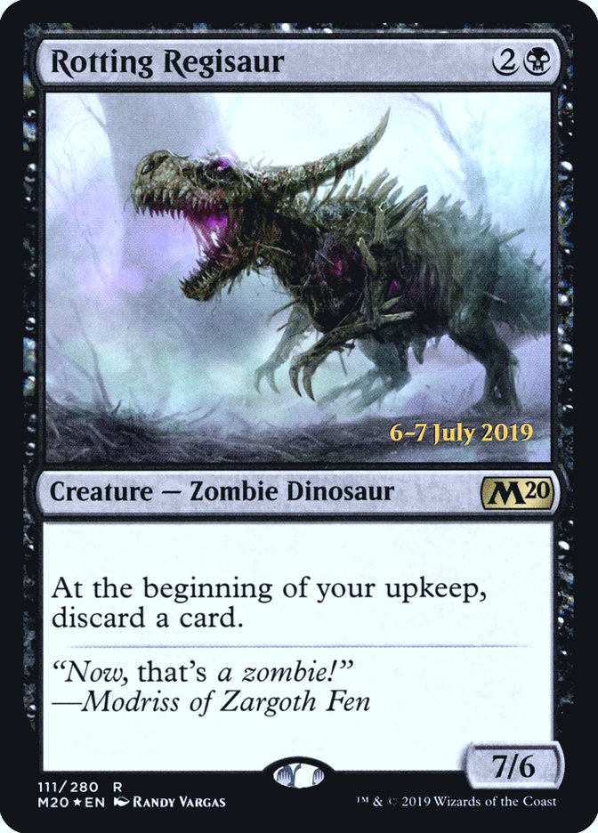 Rotting Regisaur [Core Set 2020 Prerelease Promos] | Gear Gaming Fayetteville