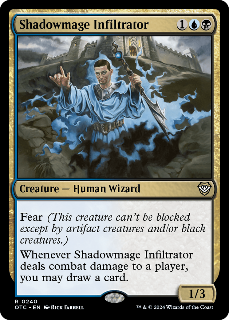 Shadowmage Infiltrator [Outlaws of Thunder Junction Commander] | Gear Gaming Fayetteville