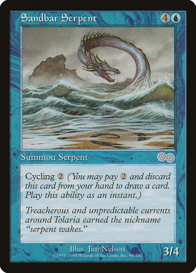 Sandbar Serpent [Urza's Saga] | Gear Gaming Fayetteville
