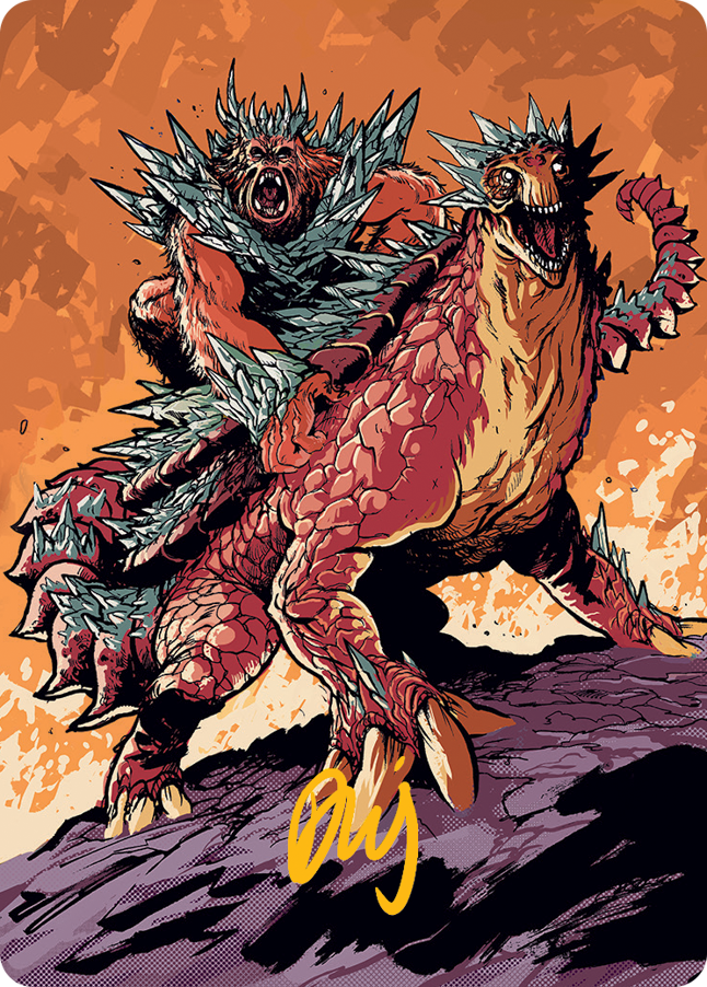Kogla and Yidaro Art Card (Gold-Stamped Signature) [March of the Machine Art Series] | Gear Gaming Fayetteville