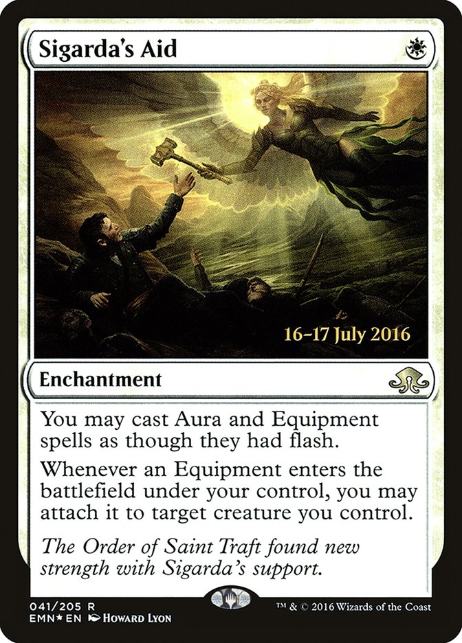 Sigarda's Aid [Eldritch Moon Prerelease Promos] | Gear Gaming Fayetteville