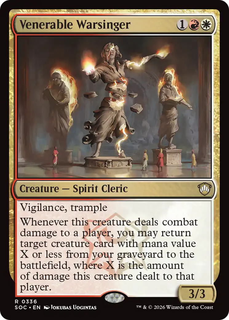 Venerable Warsinger [Secrets of Strixhaven Commander] | Gear Gaming Fayetteville