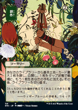 Cultivate (Japanese Foil Etched) [Strixhaven: Mystical Archive] | Gear Gaming Fayetteville