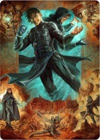 Jace, Mirror Mage 2 Art Card [Zendikar Rising Art Series] | Gear Gaming Fayetteville
