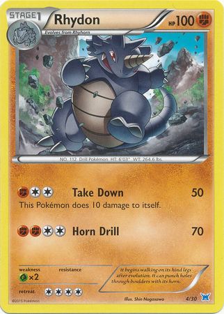 Rhydon (4/30) [XY: Trainer Kit 2 - Latios] | Gear Gaming Fayetteville