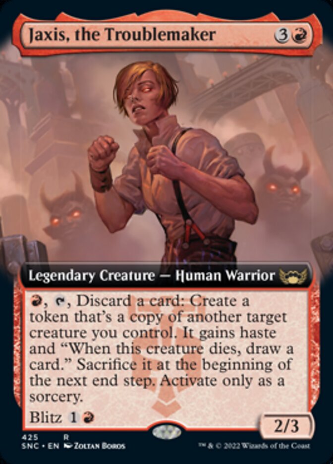 Jaxis, the Troublemaker (Extended Art) [Streets of New Capenna] | Gear Gaming Fayetteville