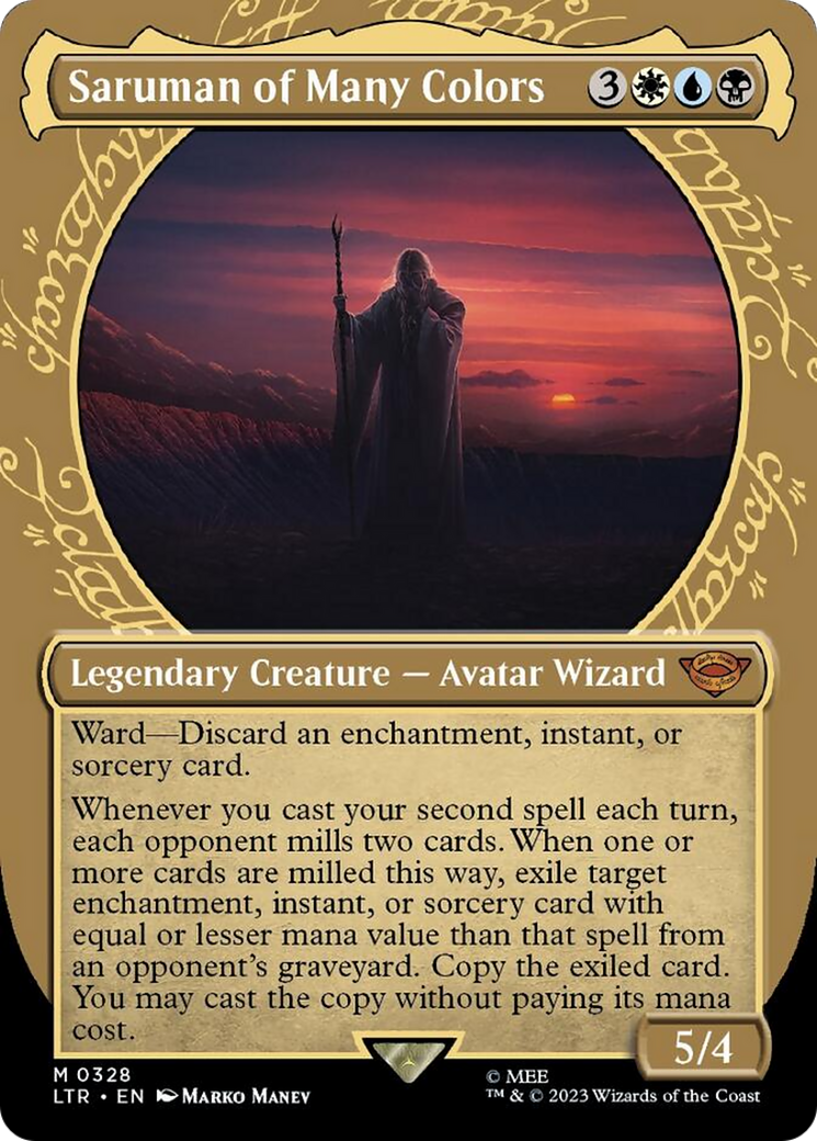 Saruman of Many Colors (Showcase Ring Frame) [The Lord of the Rings: Tales of Middle-Earth] | Gear Gaming Fayetteville