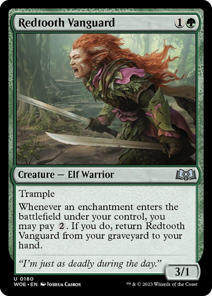 Redtooth Vanguard [Wilds of Eldraine] | Gear Gaming Fayetteville