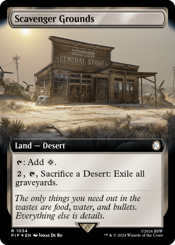 Scavenger Grounds (Extended Art) (Surge Foil) [Fallout] | Gear Gaming Fayetteville